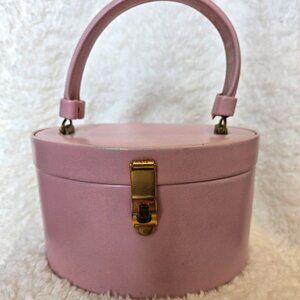 VINTAGE PINK HANDBAG/JEWELRY CASE